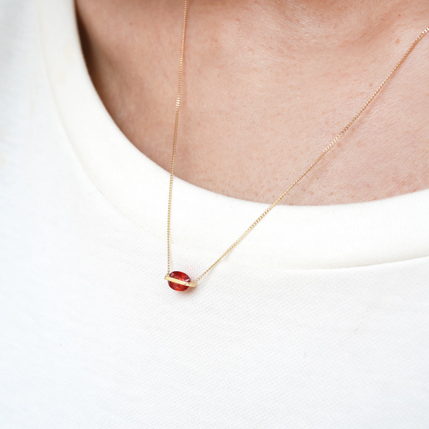 BAND NECKLACE SAPPHIRE #3131