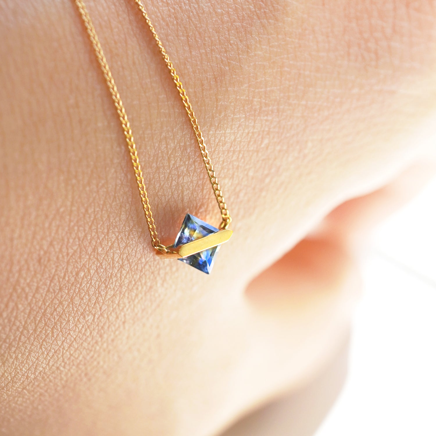 BAND NECKLACE SAPPHIRE #3041