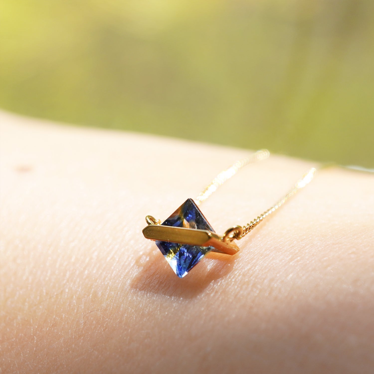 BAND NECKLACE SAPPHIRE #3041