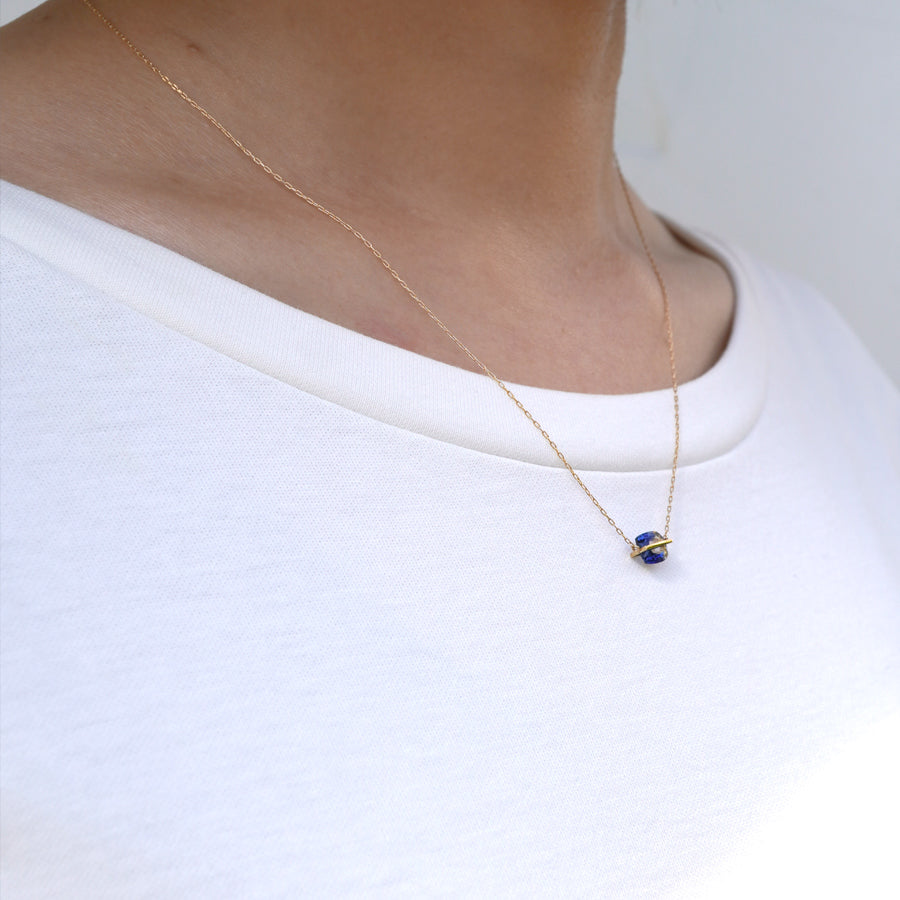 BAND NECKLACE SAPPHIRE #3794