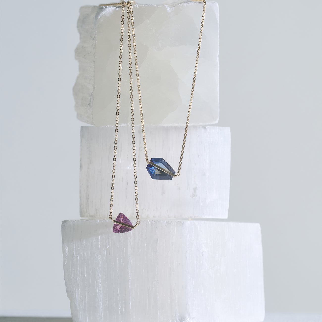 BAND NECKLACE SAPPHIRE #3942