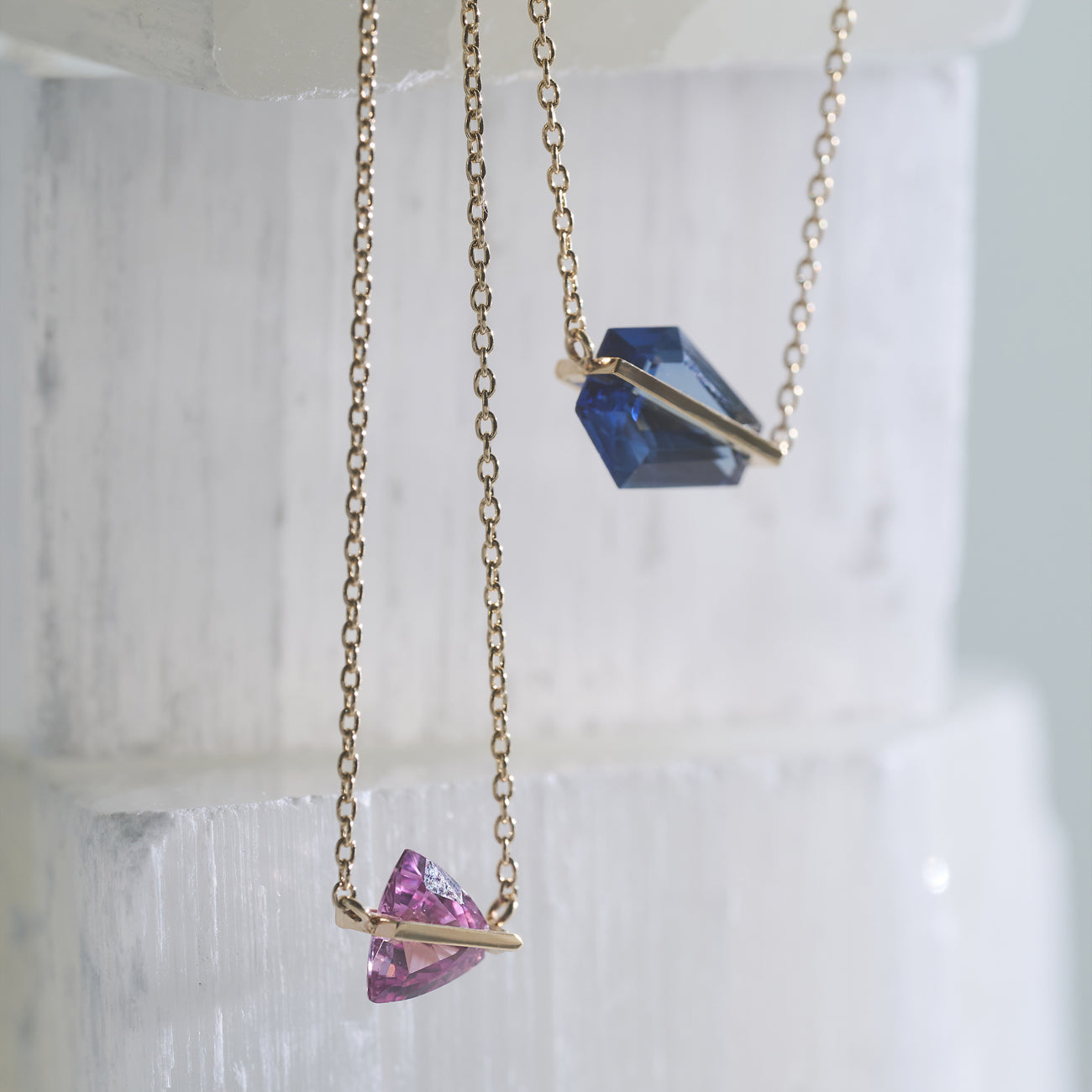 BAND NECKLACE SAPPHIRE #3943