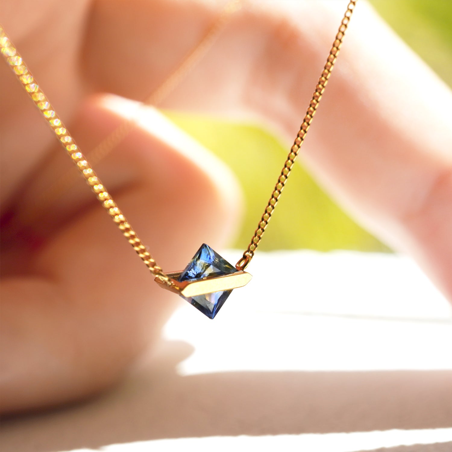 BAND NECKLACE SAPPHIRE #3041