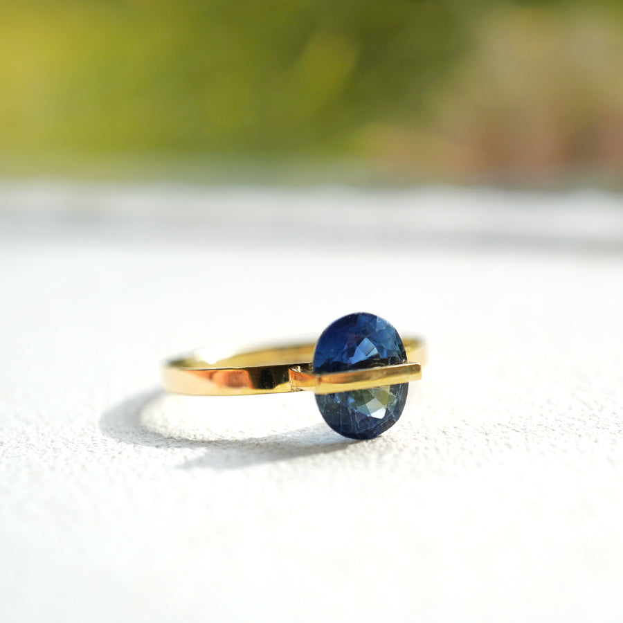 BAND RING SAPPHIRE #2463