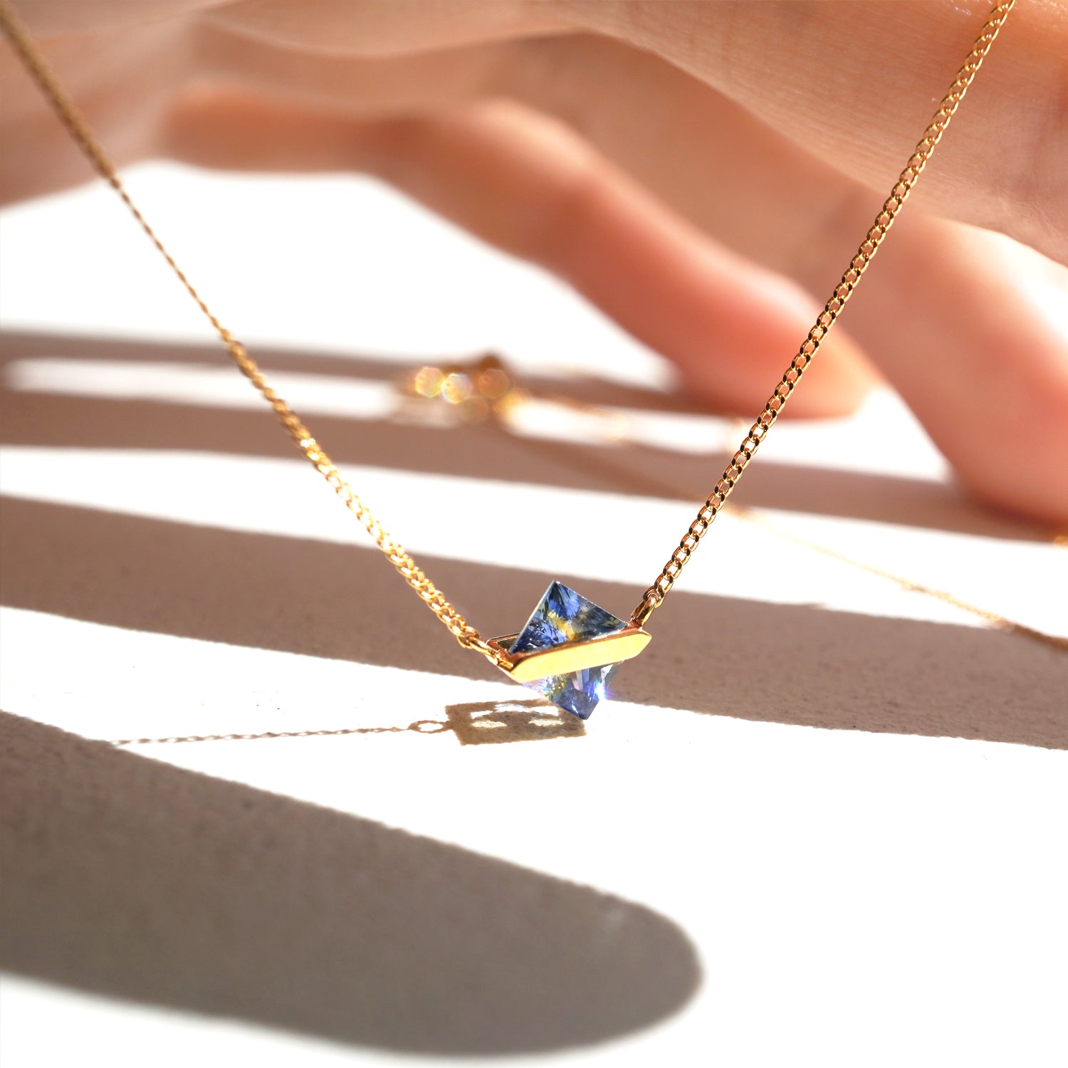 BAND NECKLACE SAPPHIRE #3041