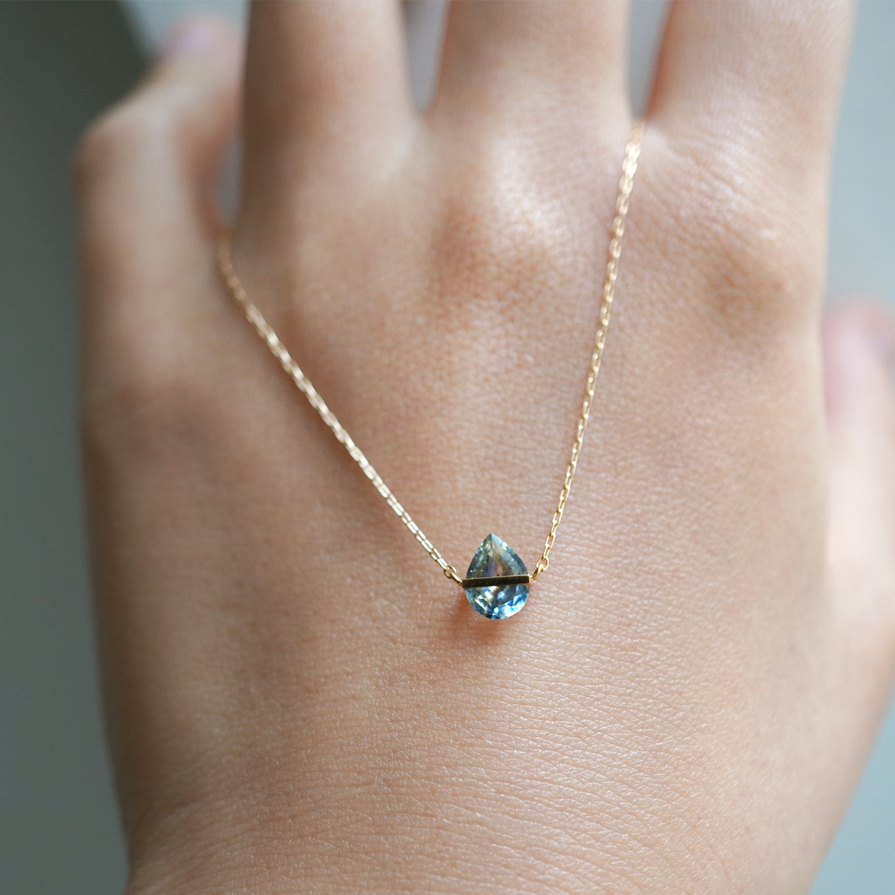 BAND NECKLACE SAPPHIRE #3614