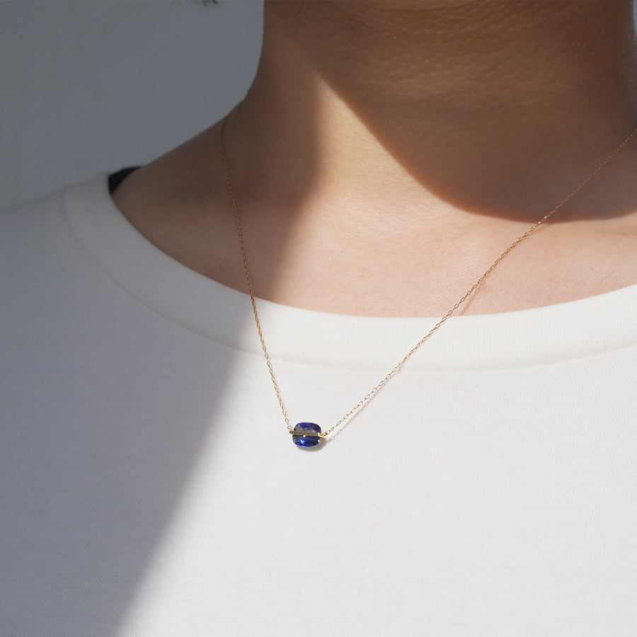 BAND NECKLACE SAPPHIRE #3794