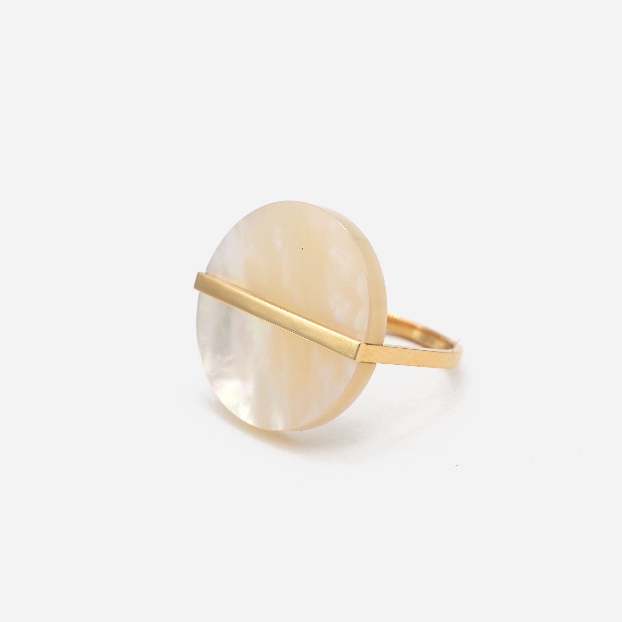 SLICE RING 白蝶貝#3663