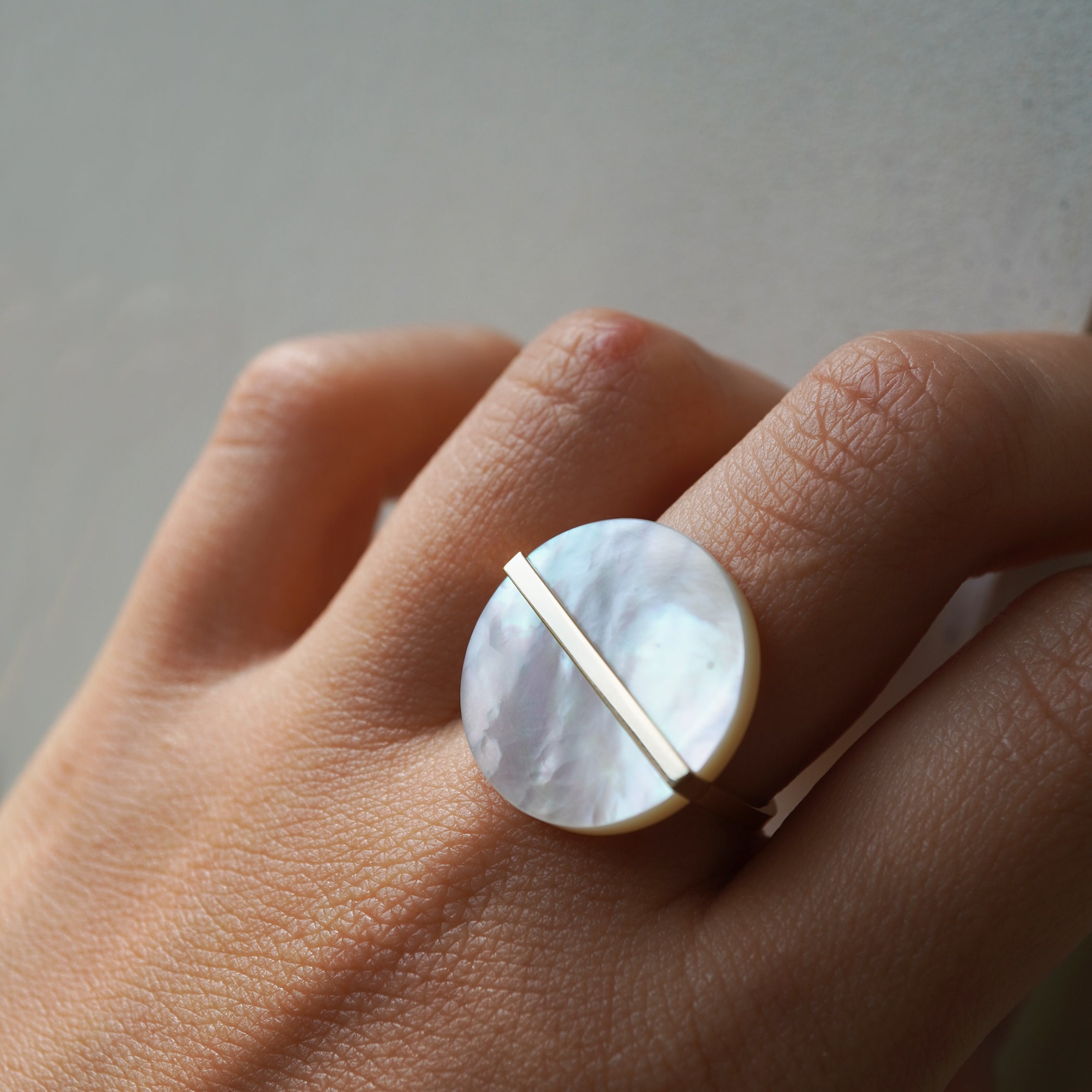 SLICE RING 白蝶貝#3663