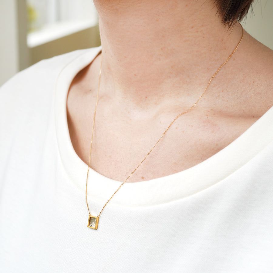 FRAME DIAMOND NECKLACE #2803