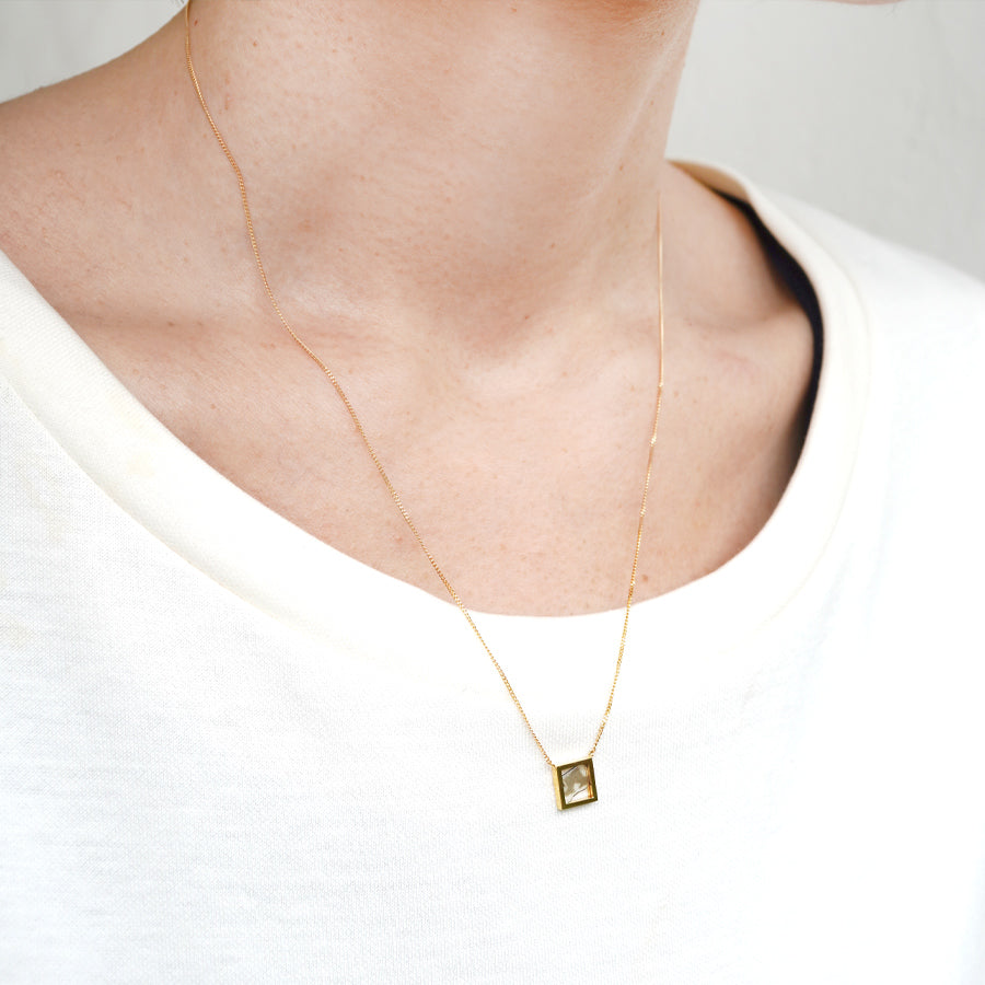 FRAME DIAMOND NECKLACE #2803