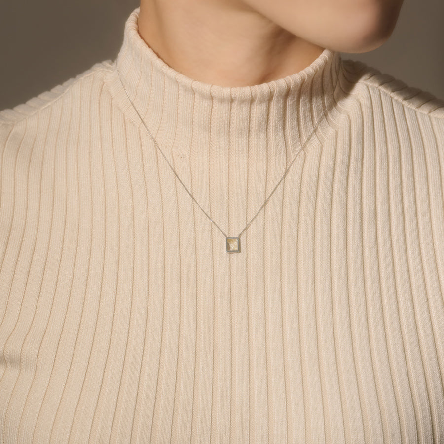 FRAME DIAMOND NECKLACE #4121