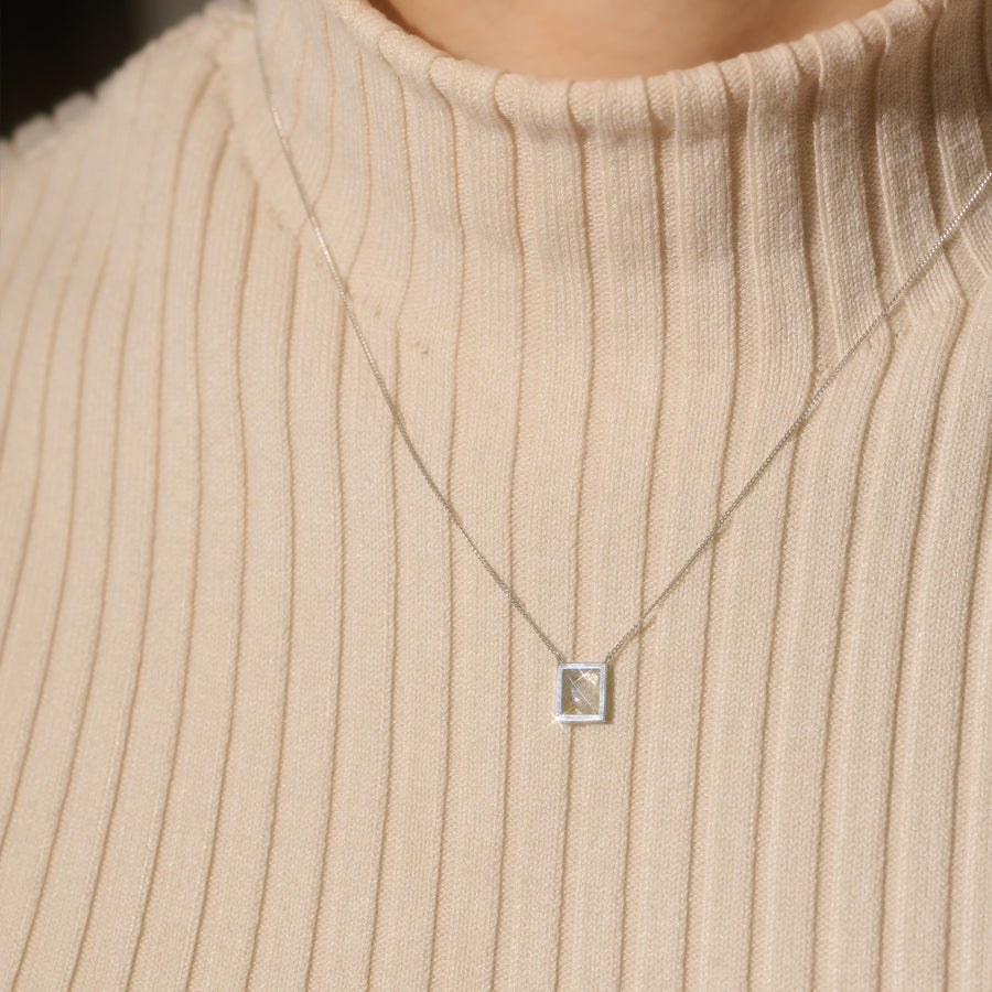 FRAME DIAMOND NECKLACE #4121