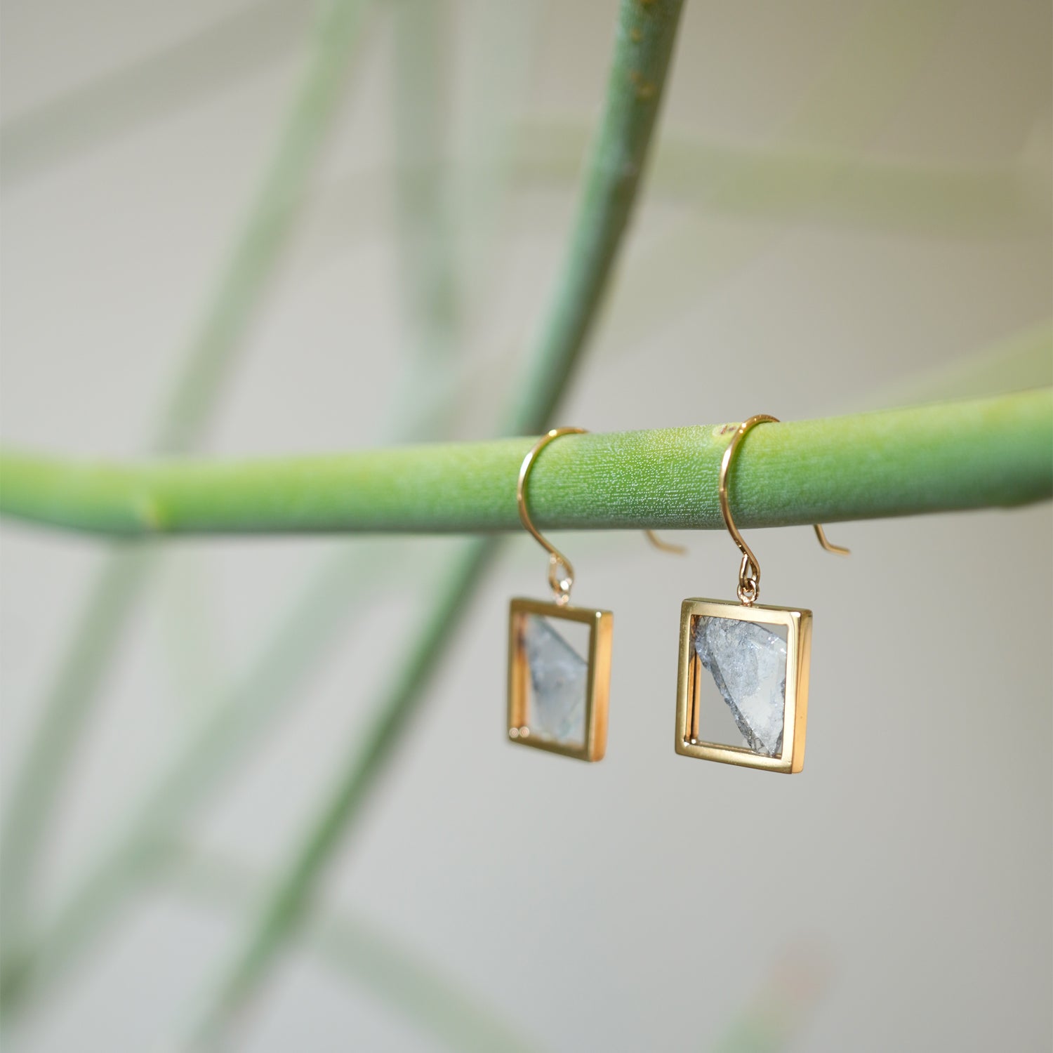 FRAME DIAMOND EARRING #3830