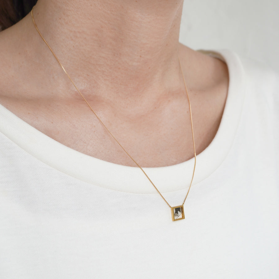 FRAME DIAMOND NECKLACE #2985