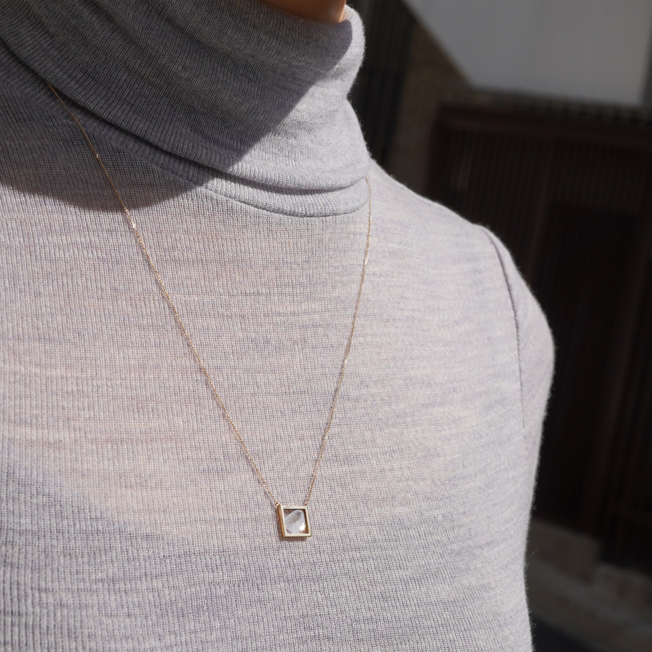 FRAME DIAMOND NECKLACE #3013