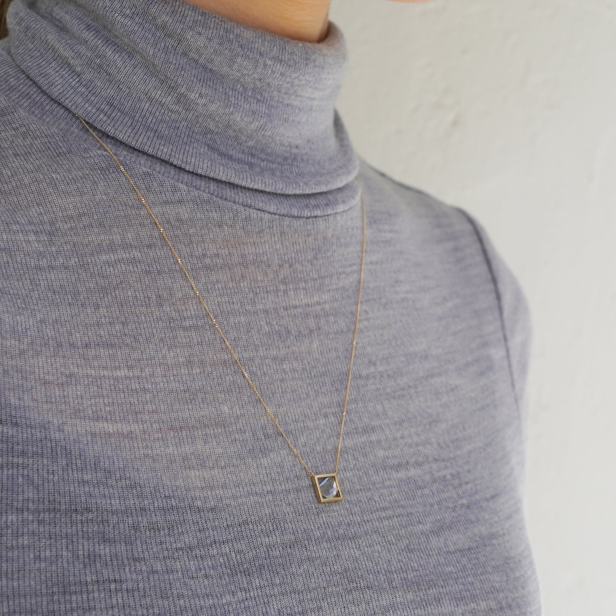 FRAME DIAMOND NECKLACE #3013