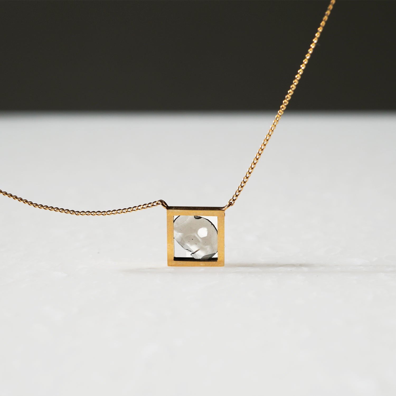 FRAME DIAMOND NECKLACE #2801