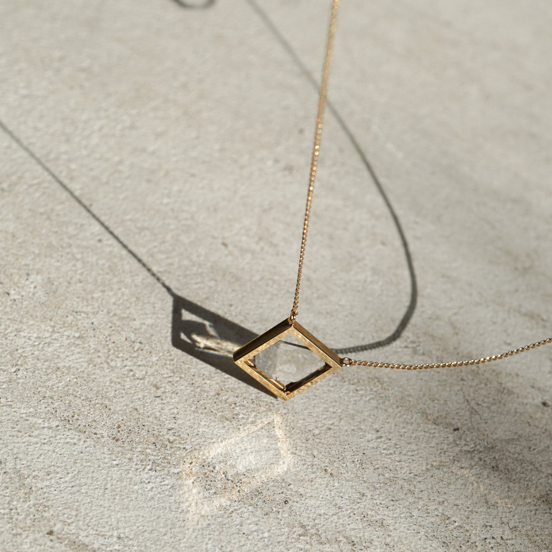 FRAME DIAMOND NECKLACE #3013