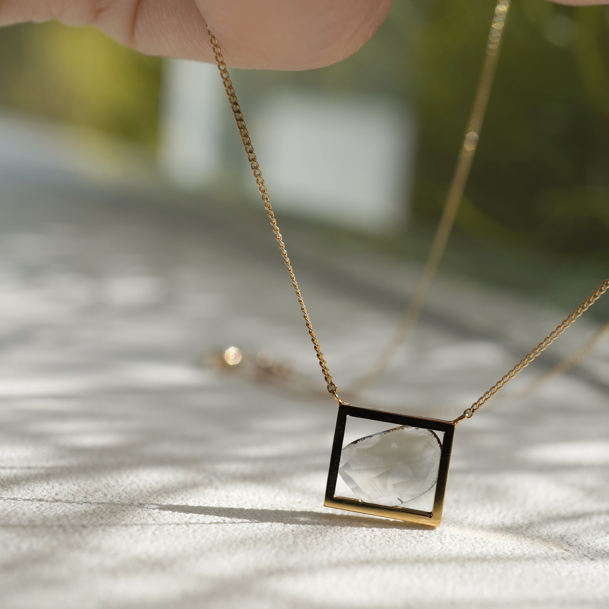 FRAME DIAMOND NECKLACE #3013