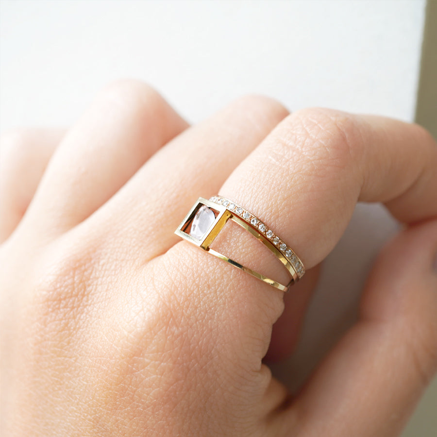 FRAME DIAMOND RING #2810