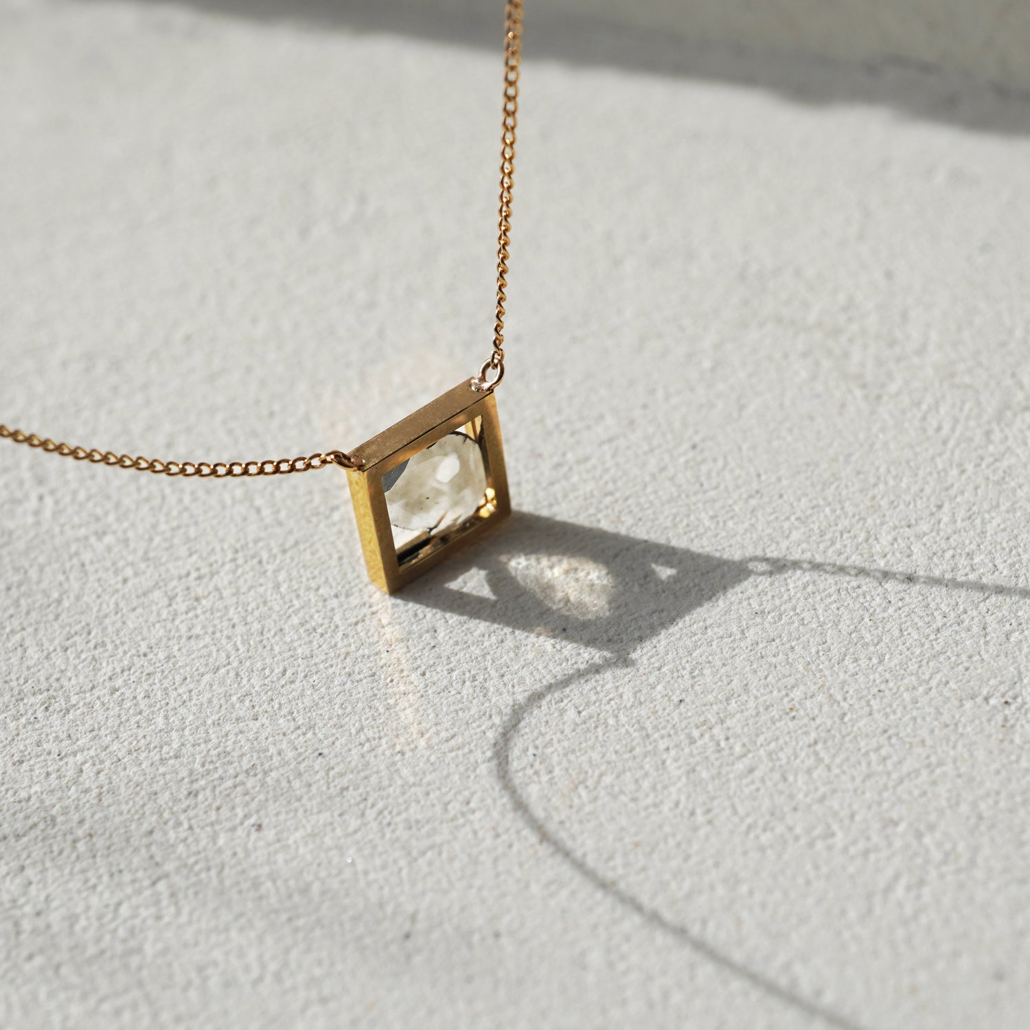 FRAME DIAMOND NECKLACE #2801