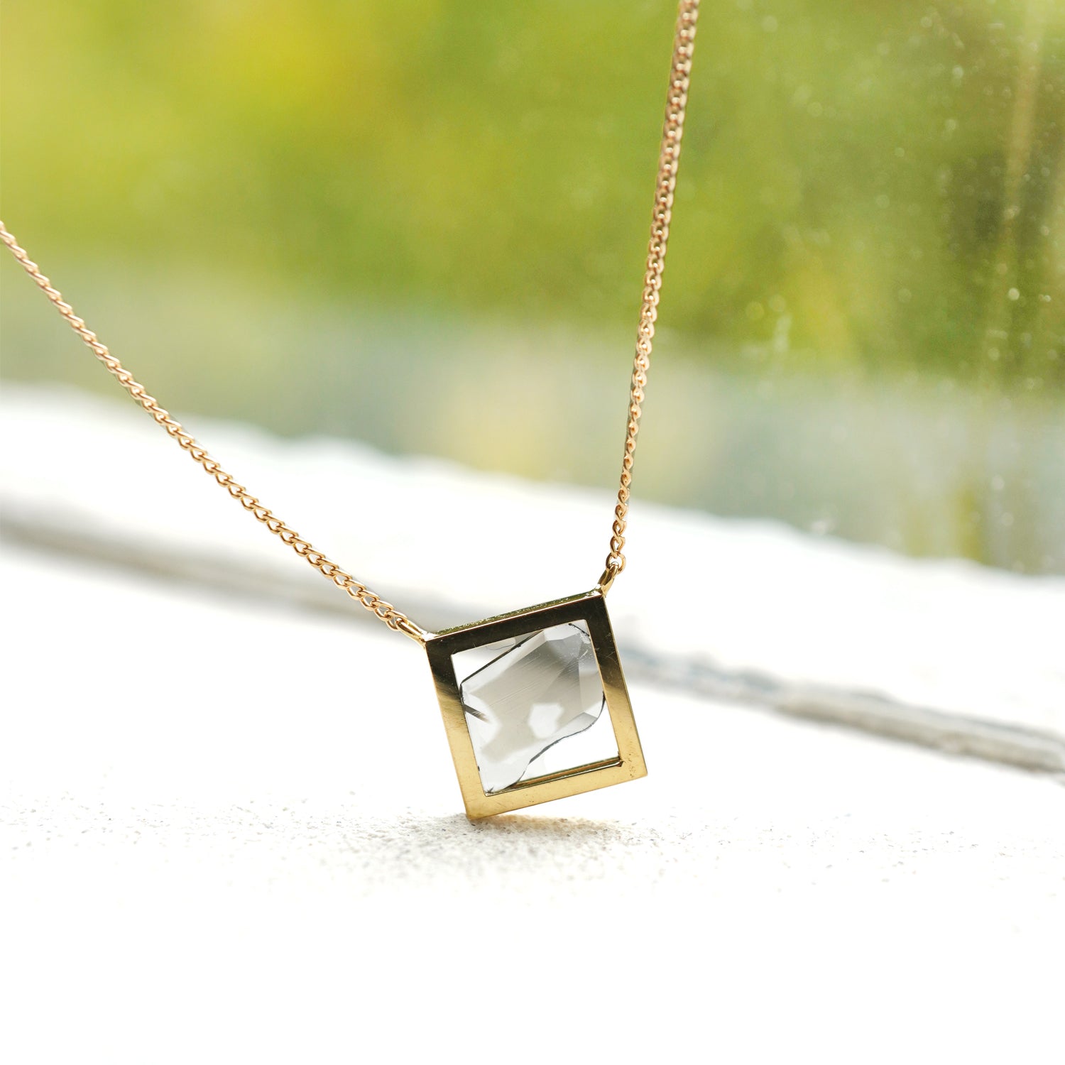 FRAME DIAMOND NECKLACE #2803