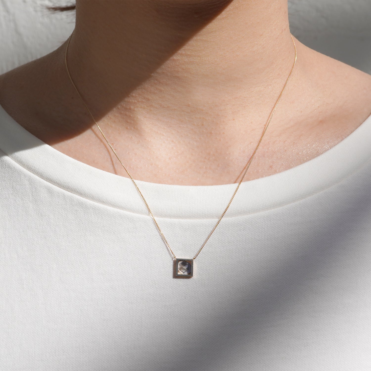 FRAME DIAMOND NECKLACE #2801