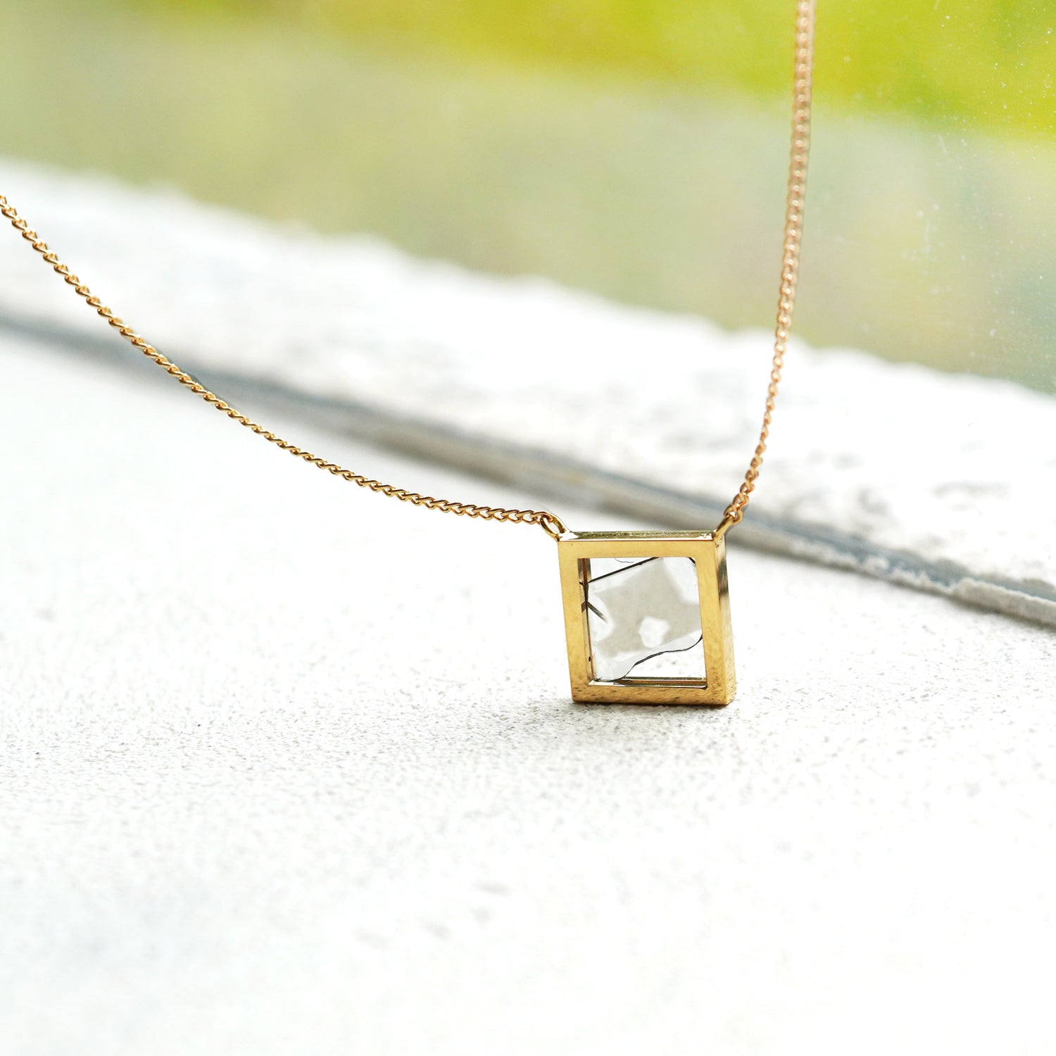 FRAME DIAMOND NECKLACE #2803