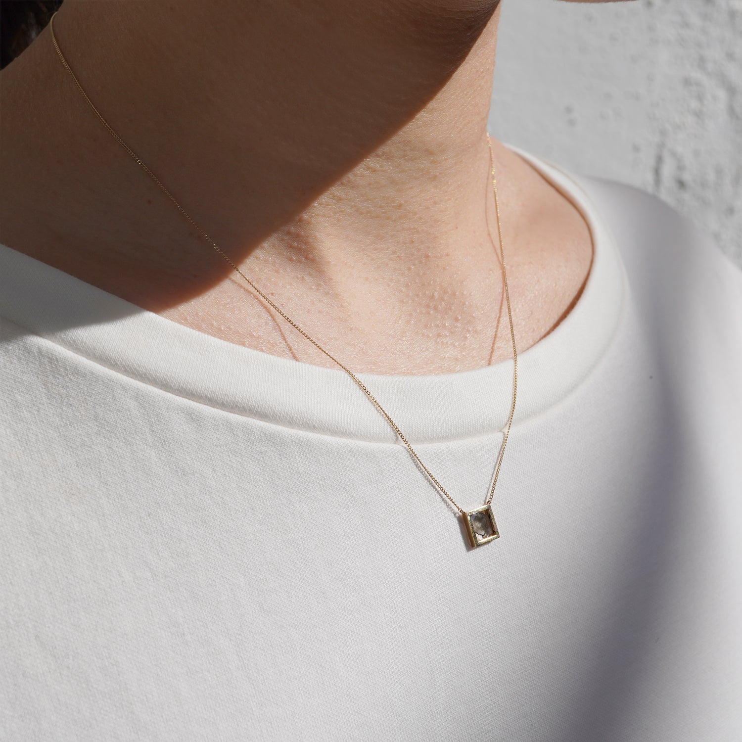 FRAME DIAMOND NECKLACE #2801