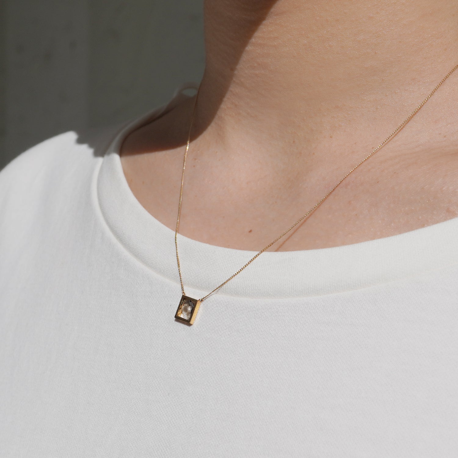 FRAME DIAMOND NECKLACE #2801