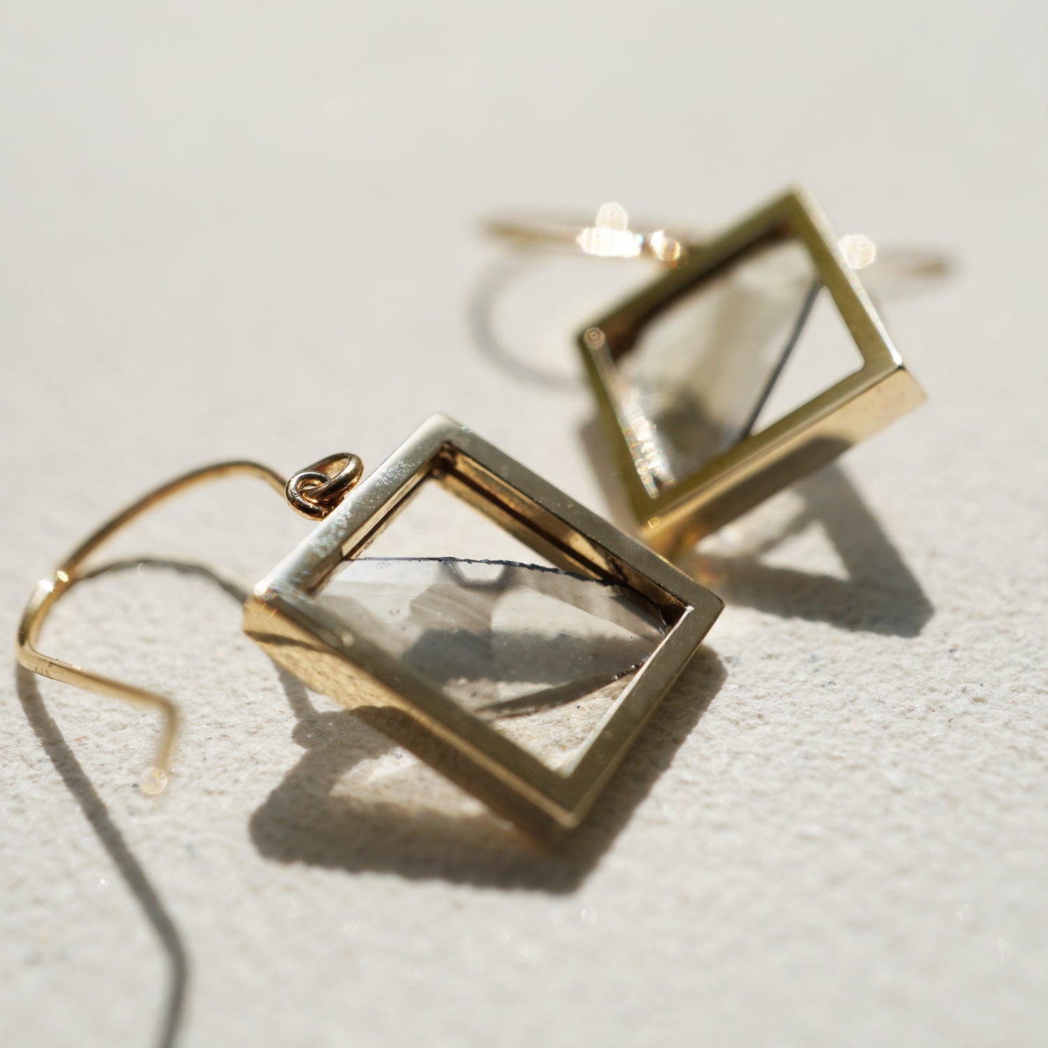 FRAME DIAMOND EARRINGS #3831