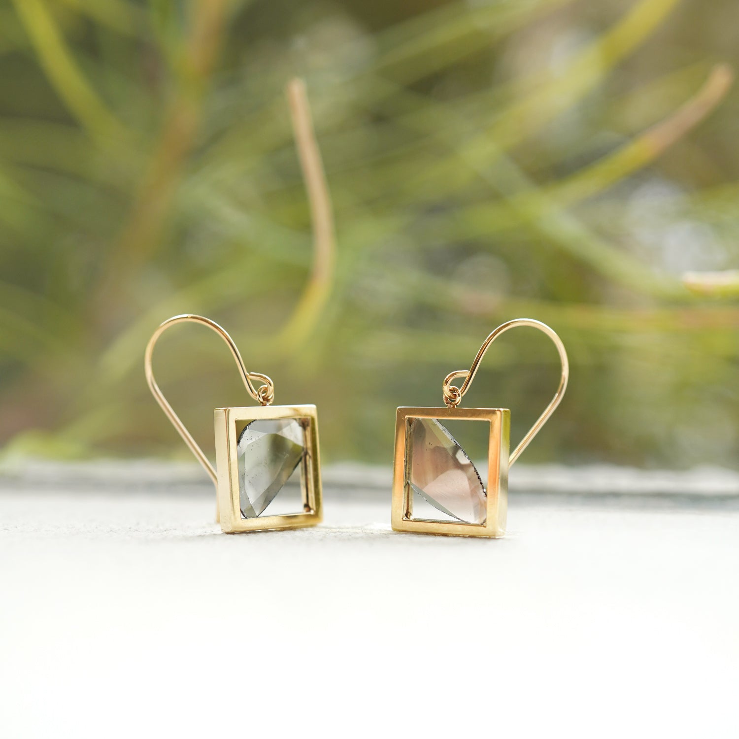 FRAME DIAMOND EARRINGS #3831