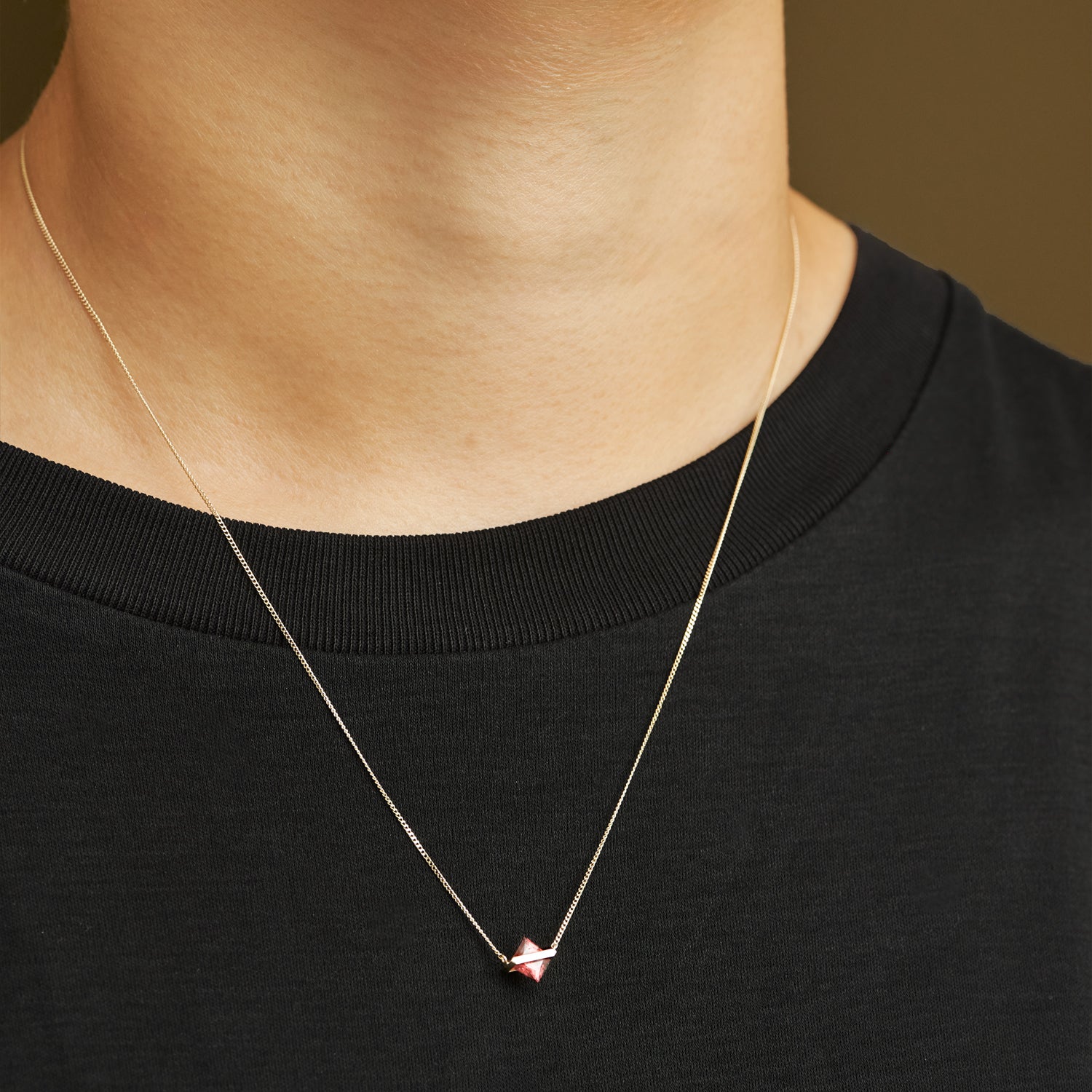 BAND NECKLACE SPINEL #3900