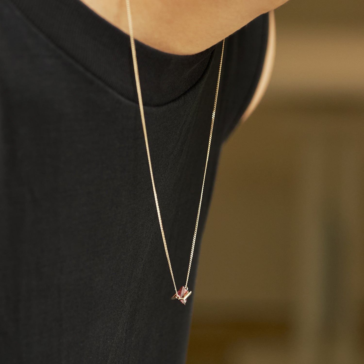 BAND NECKLACE SPINEL #3900
