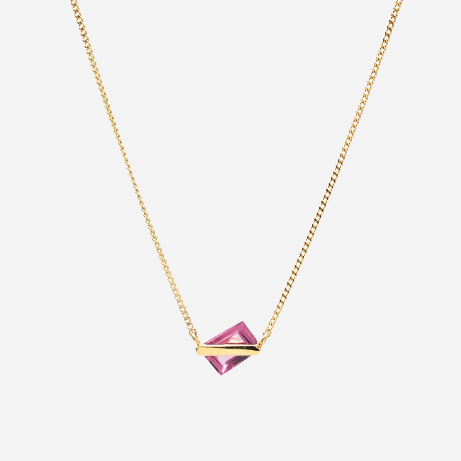 BAND NECKLACE SPINEL #3819