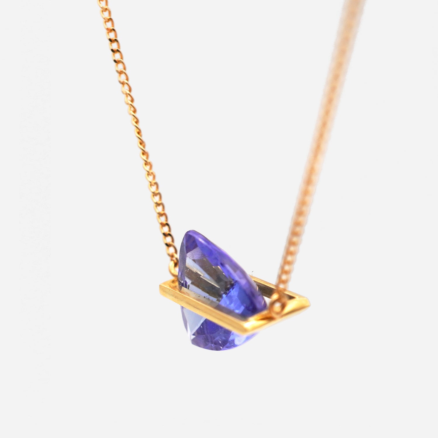 BAND NECKLACE TANZANITE #4106
