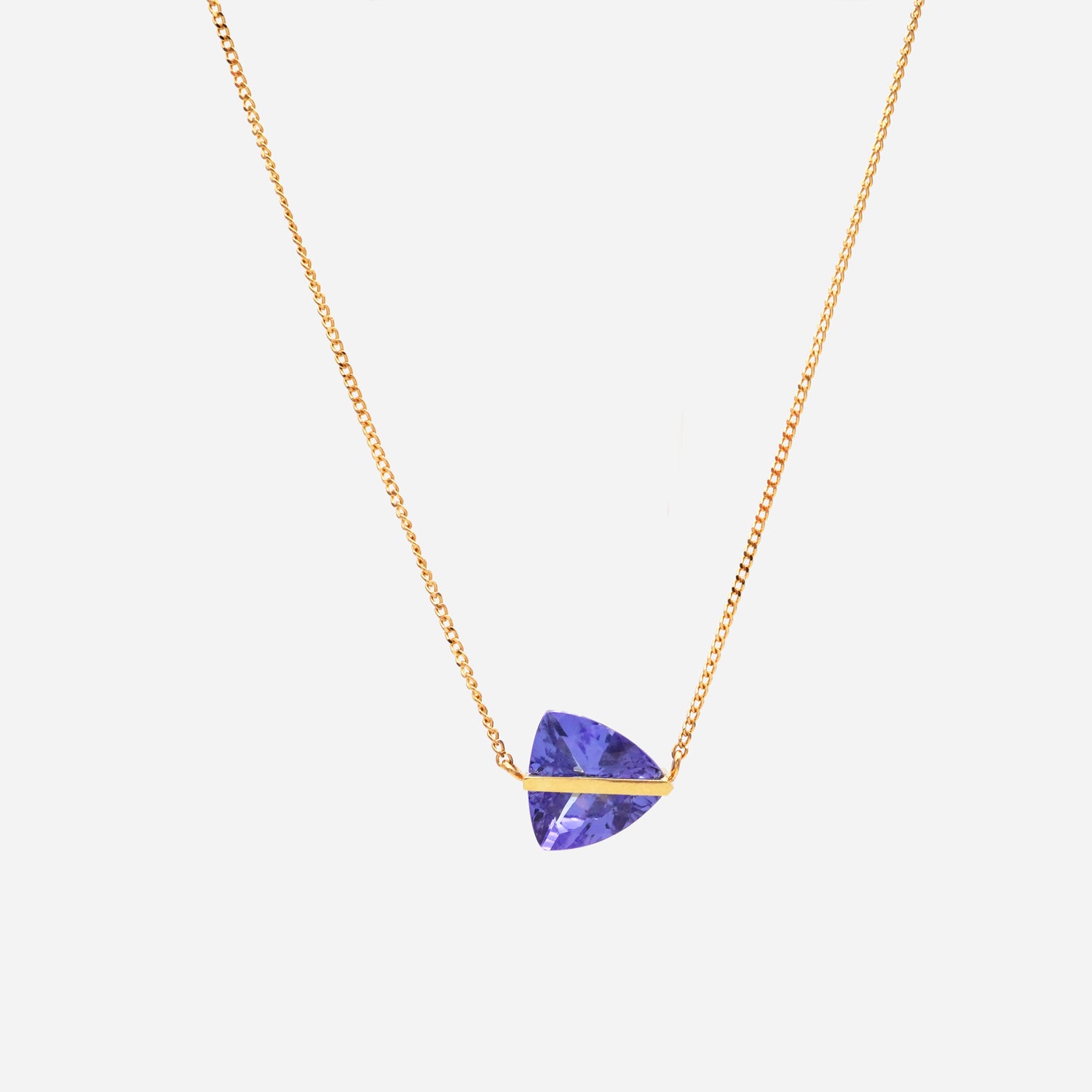 BAND NECKLACE TANZANITE #4106