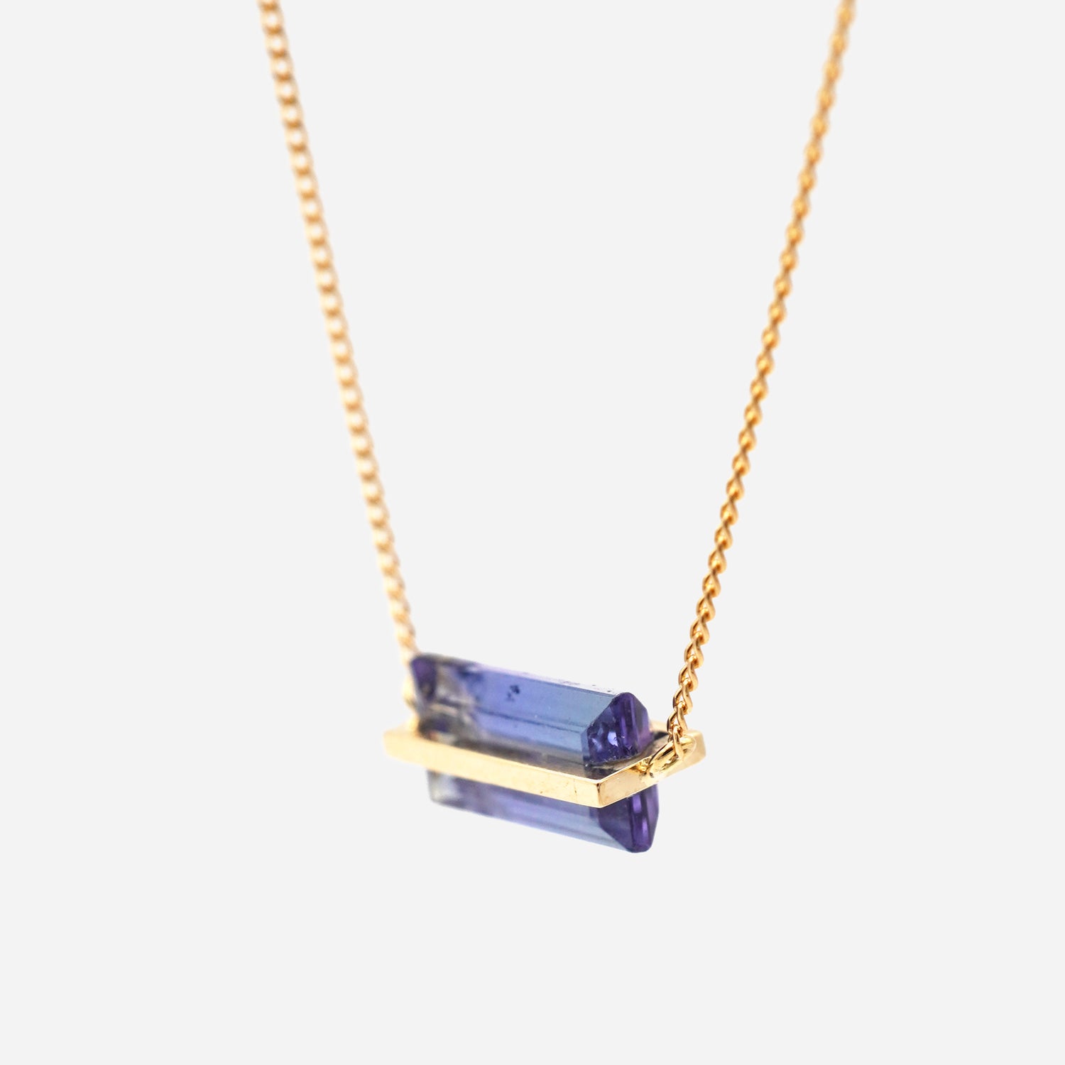 BAND NECKLACE TANZANITE #3002