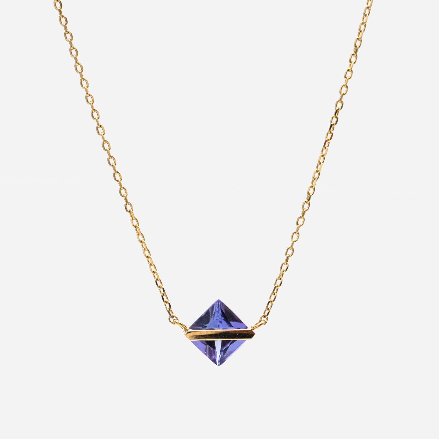 BAND NECKLACE TANZANITE #4033