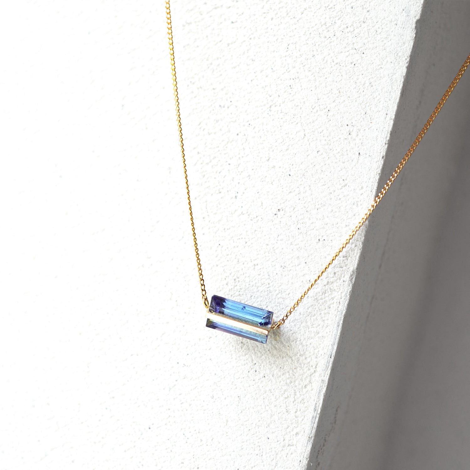 BAND NECKLACE TANZANITE #3002