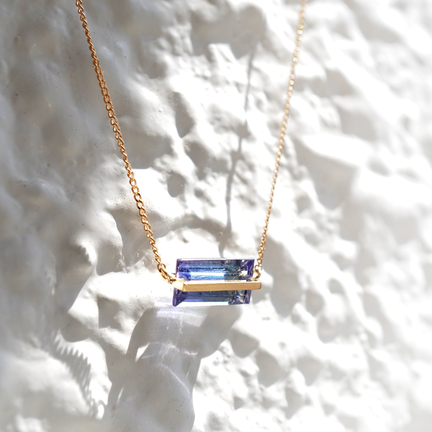 BAND NECKLACE TANZANITE #3002