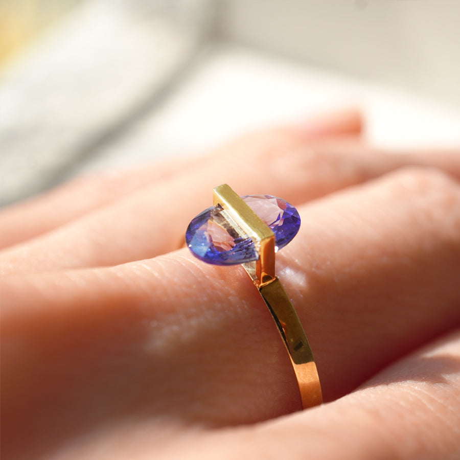 BAND RING TANZANITE #2362