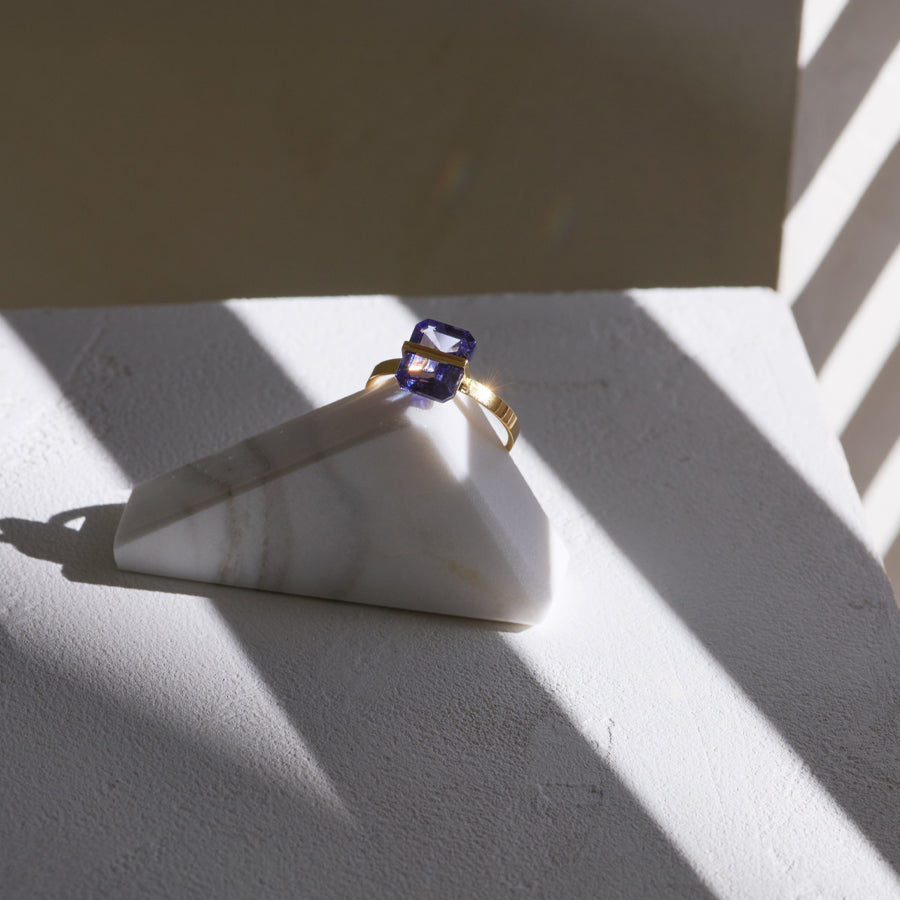 BAND RING TANZANITE#4085