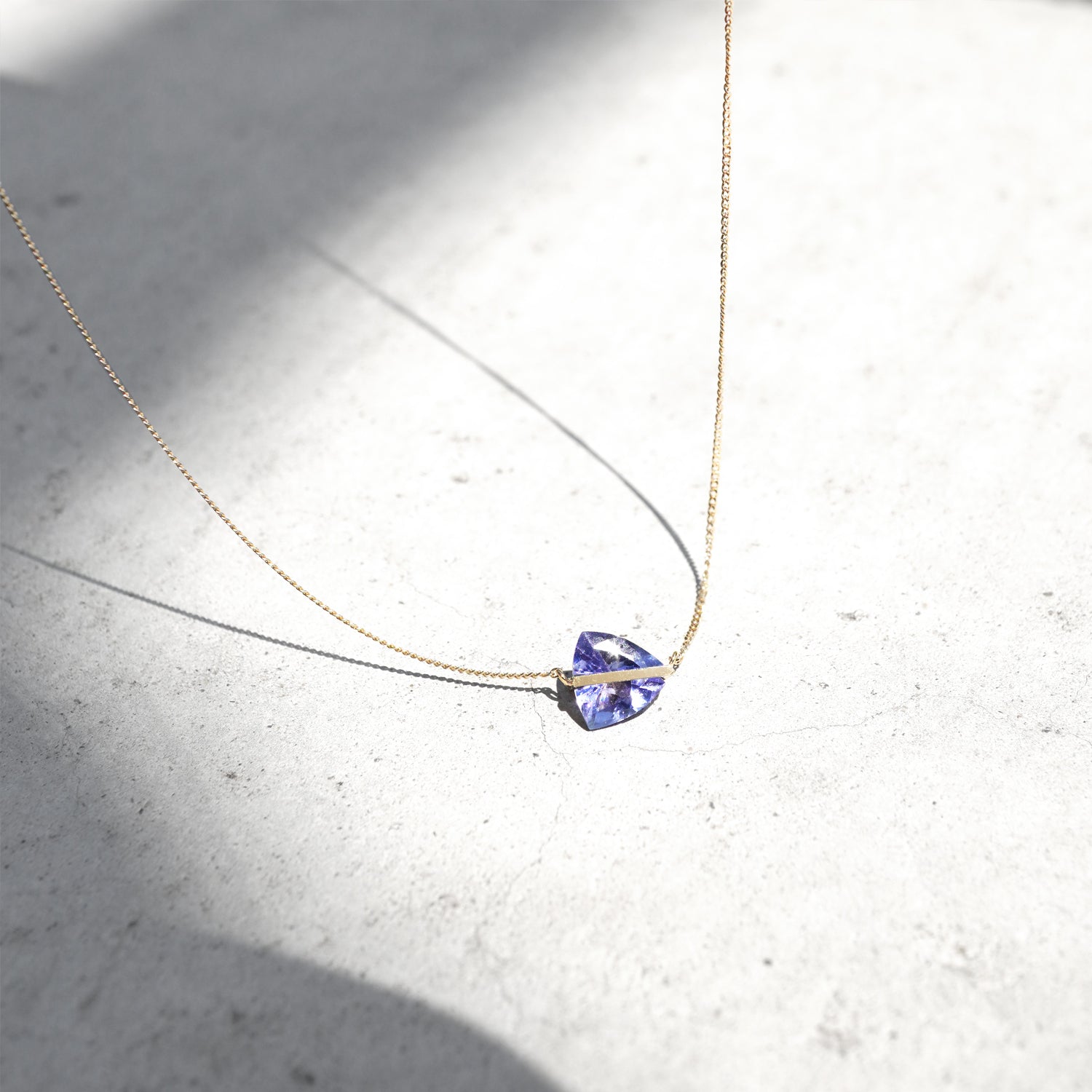 BAND NECKLACE TANZANITE #3001