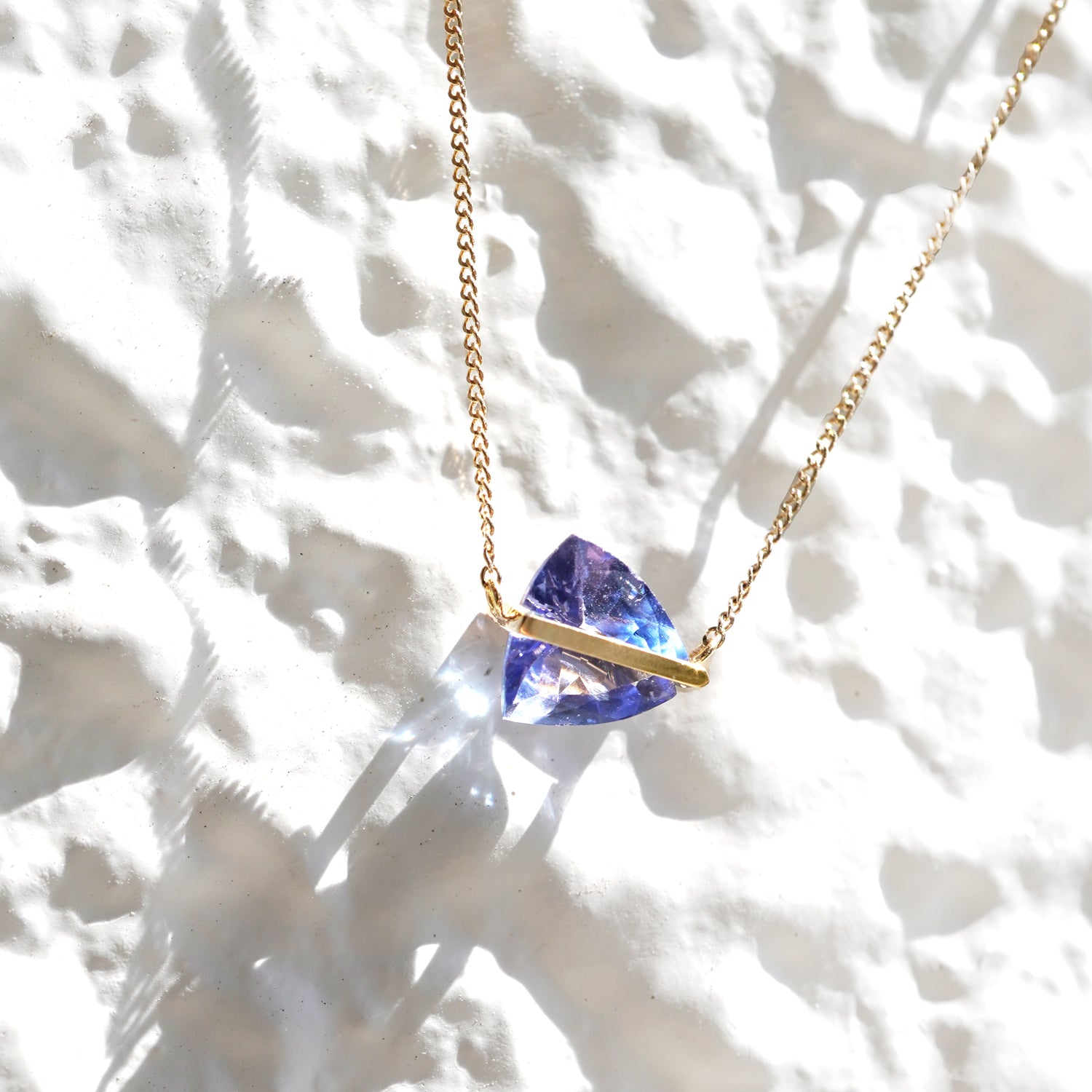 BAND NECKLACE TANZANITE #3001