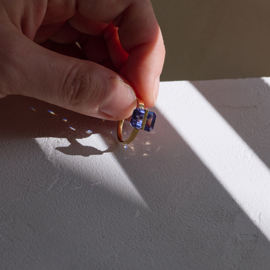 BAND RING TANZANITE#4085