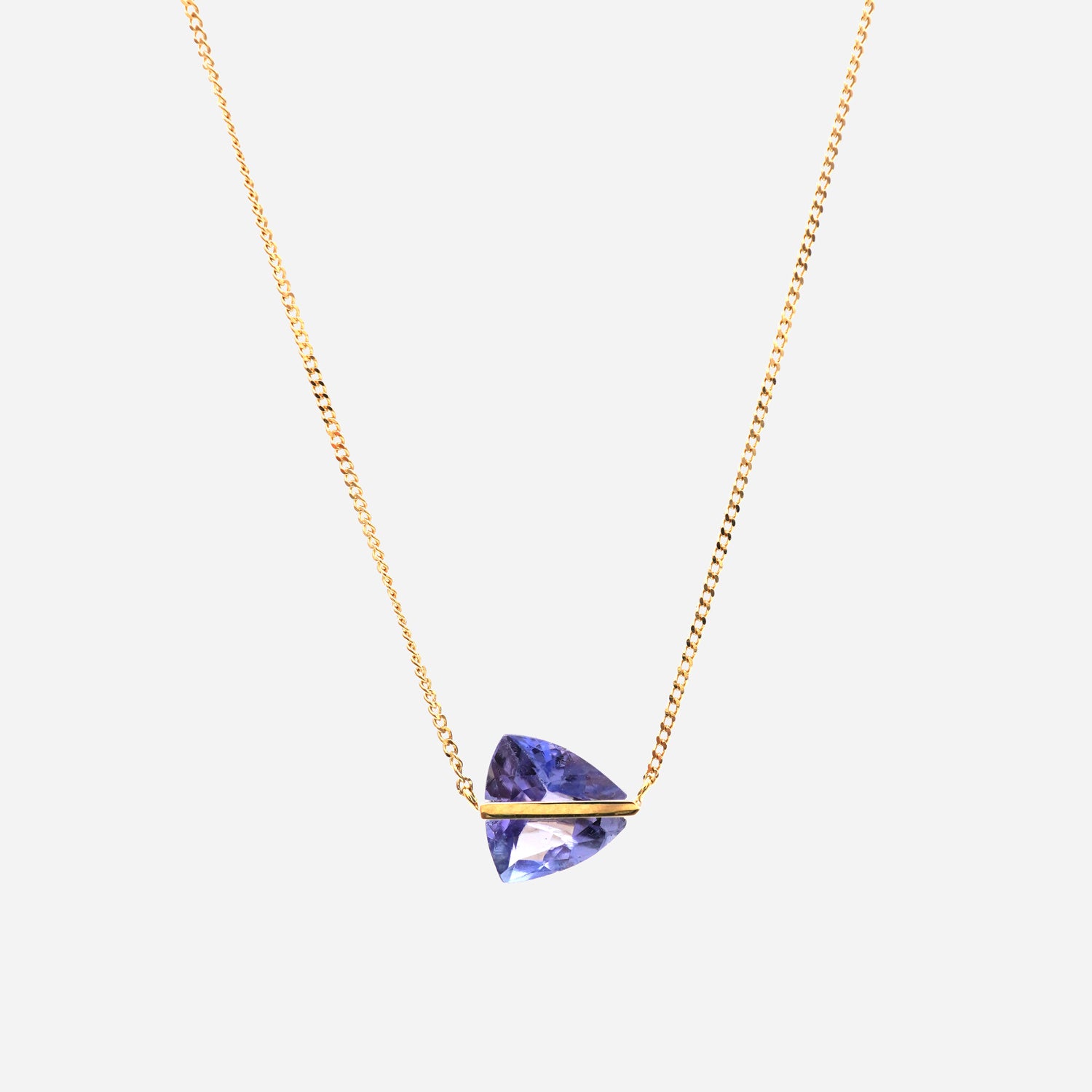 BAND NECKLACE TANZANITE #3001
