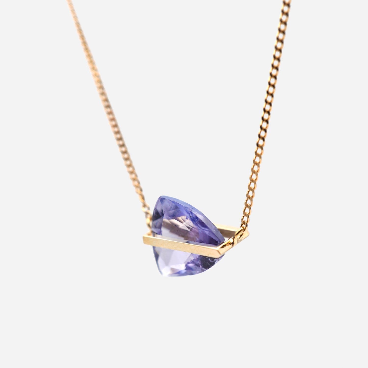 BAND NECKLACE TANZANITE #3001