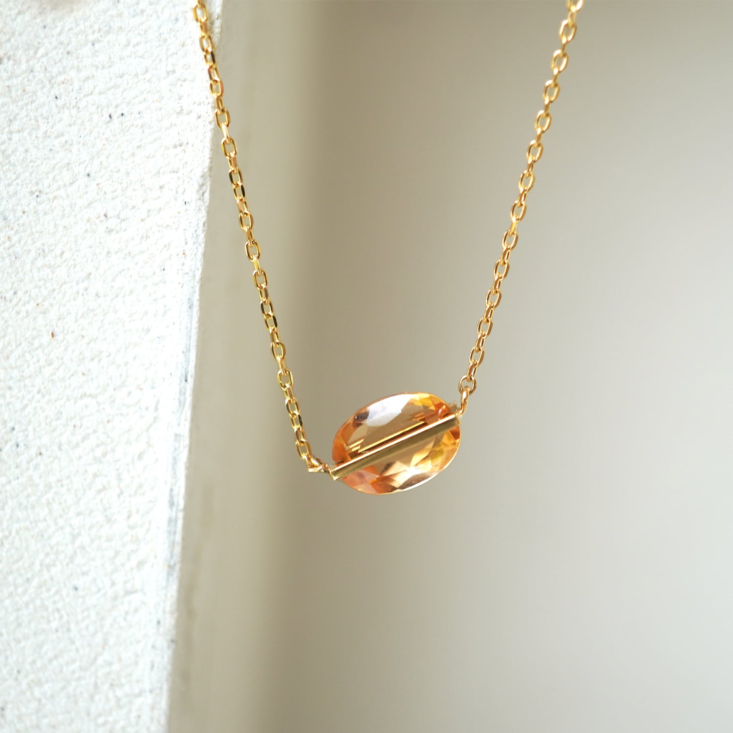BAND NECKLACE TOPAZ #2733